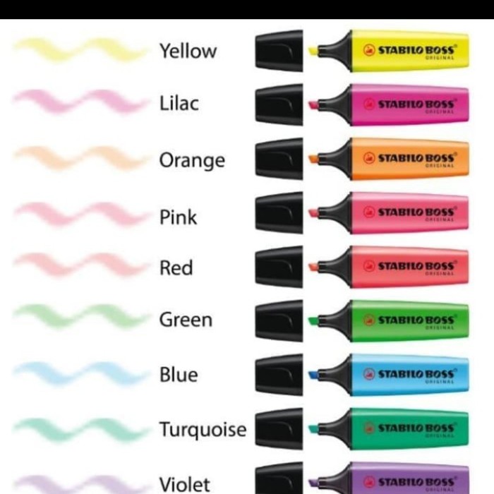 

Stabilo boss 1 pack,isi 10 pcs