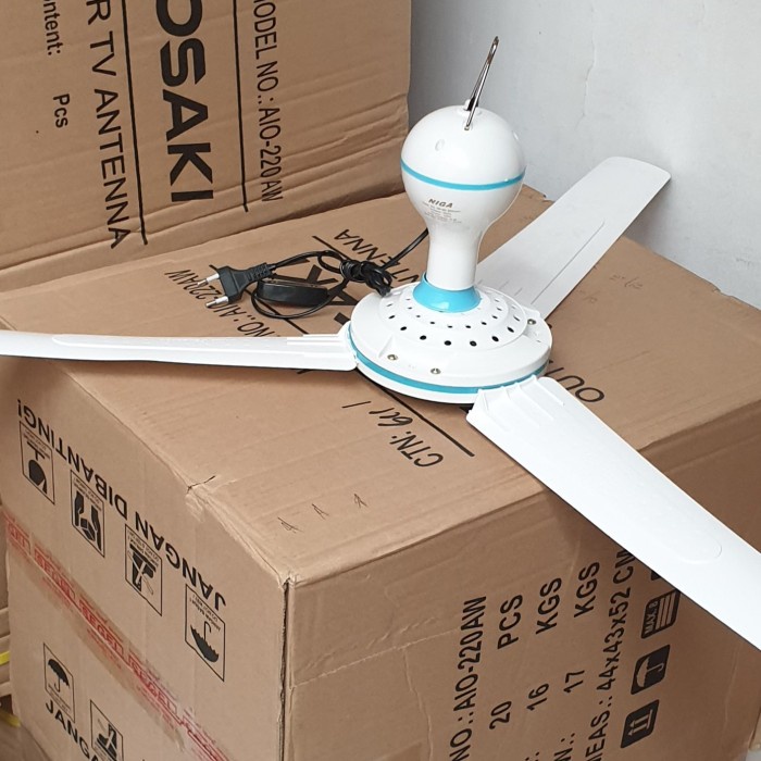 TERMURAH Kipas Angin Gantung 25 Watt 3 Baling Mini Fan Niga /KIPAS ANGIN MINI/KIPAS ANGIN