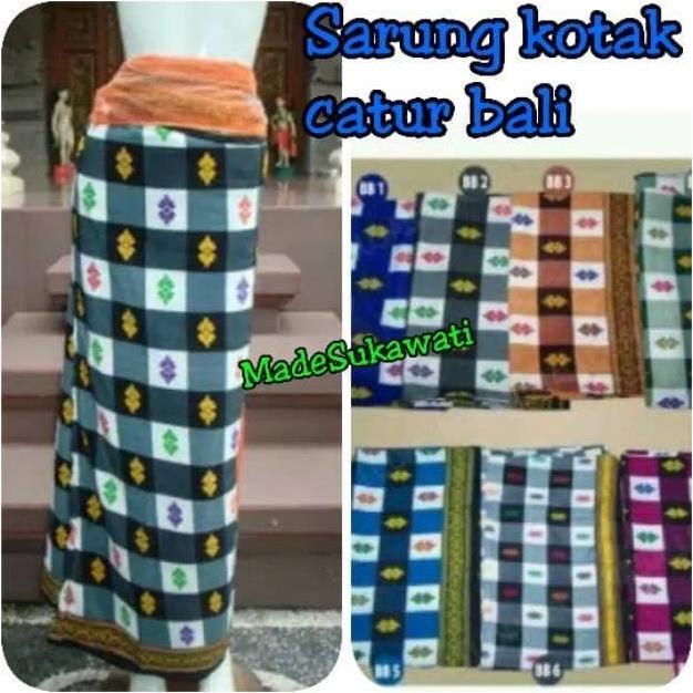 ```````] sarung catur khas bali