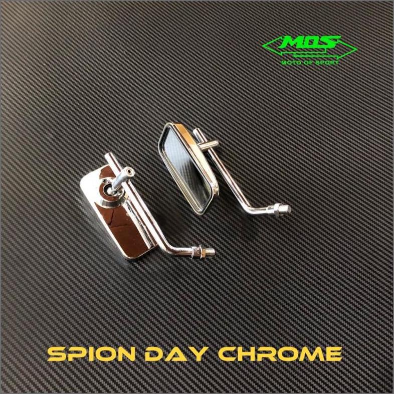 KACA SPION MODEL DAYTONA KOTAK FULL CHROME HONDA BEAT STREET FI POP SCOOPY VARIO 110 125 GENIO ADV P