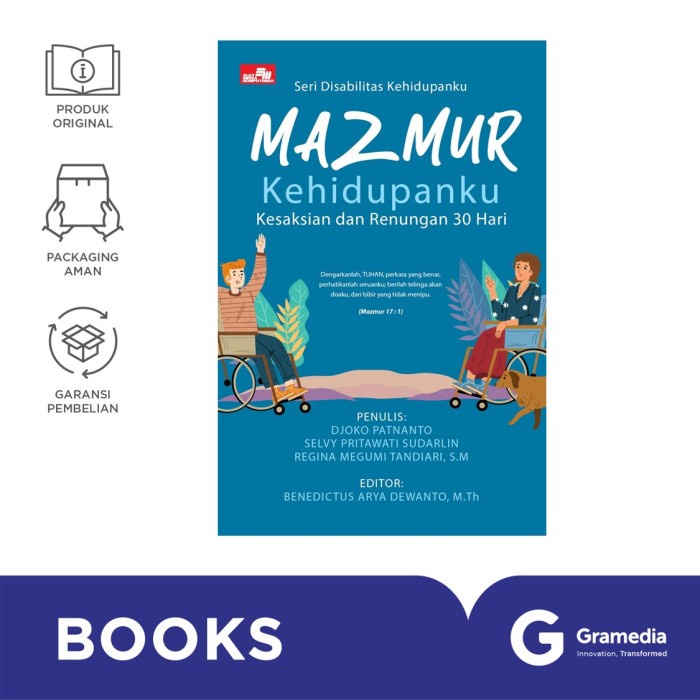 

BUKU SERI DISABILITAS KEHIDUPANKU MAZMUR KEHIDUPANKU