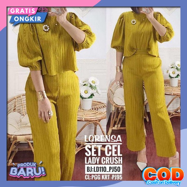 Oneset Terkini Murah Baju Satu Stel Bju Stelan Cewek Pakean Stln Perempuan One Set Kekinian Pakaian 