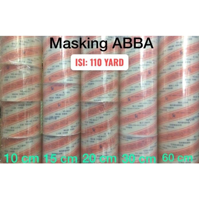 

Ready Transfer / Masking Tape Abba 30 Cm Laminasi Cutting Sticker Stiker Harga Spesial