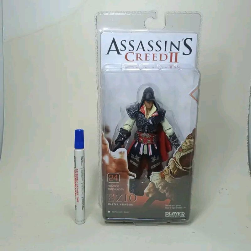 Mainan ezio Neca assasin creed II ezioaction figure assasin creed II
tinggi sekitar 7 inch
Full arti