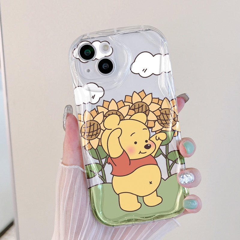 Casing Ponsel untuk Realme C21Y C25Y C15 C21 C2 C2s Case HP motif bunga matahari Vinny Softcase pons