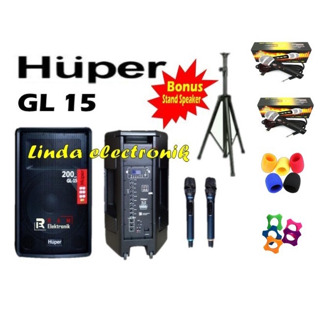 speaker portable meeting wireless huper gl15 huper gl 15 HUPER GL15