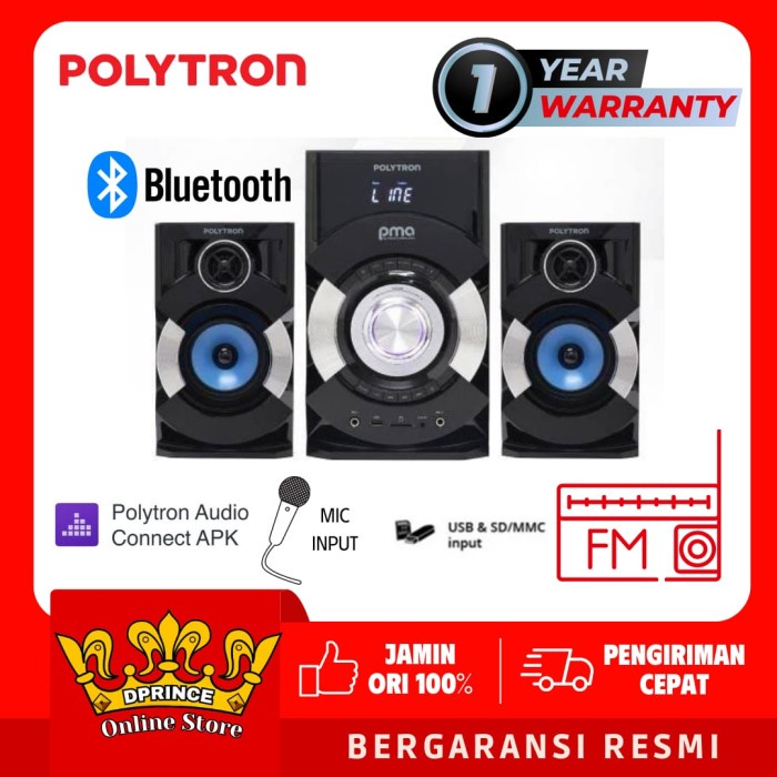 Promo Polytron Speaker Bluetooth 9527 Radio Fm Pma 9527 / Pma9527