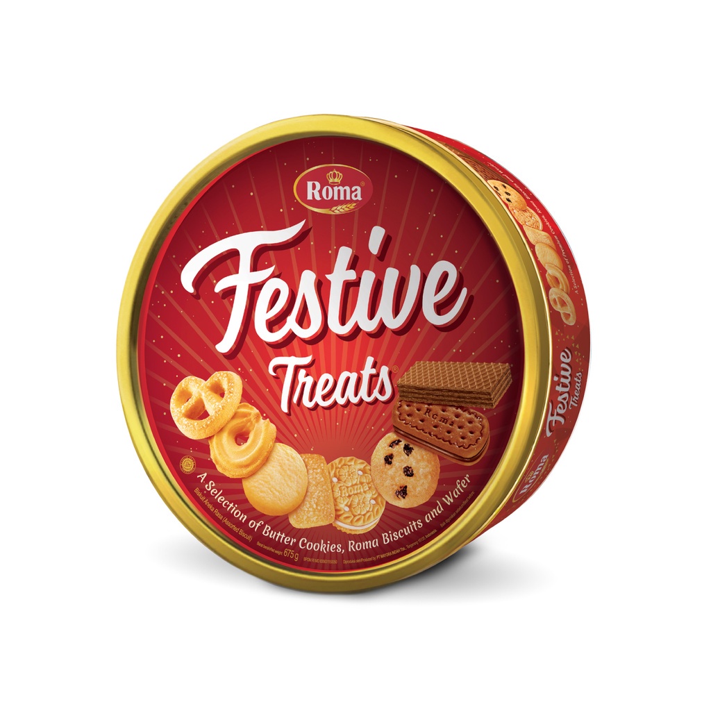 Roma Festive Treats Biskuit 675 Gr