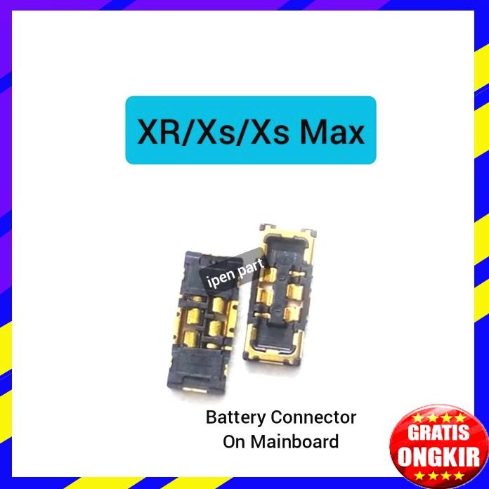 Konektor Baterai Iphone Xr Xs Max Original Connector Battery Di Mesin