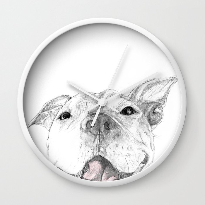 Whaddup Jam Dinding Senyum Pit Bull