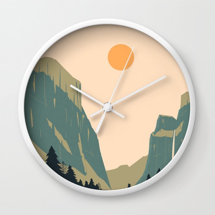 Jam Dinding Lembah Yosemite