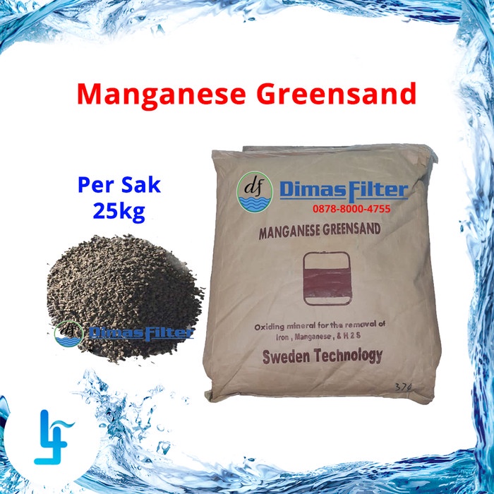 Promo Manganese Greensand - Manganese Zeolite Super Berat 25 Kg Persak