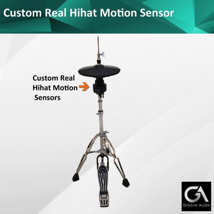 Custom Real Hihat Motion Sensor untuk NUX DM1X - DM7X- DM210