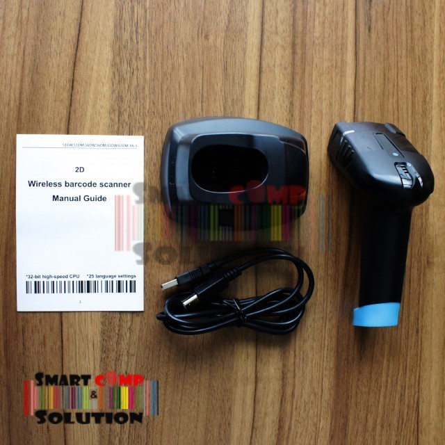 Scanner Barcode Wireless 2D Qrcode Unicorn Rf2408 / Rf2408 Setara Kassen Rf2400