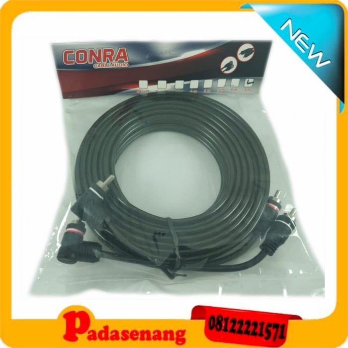 Kabel Audio Jack Rca To Rca 5 M/Kabel Rca Audio Mobil High Quality Terbaik
