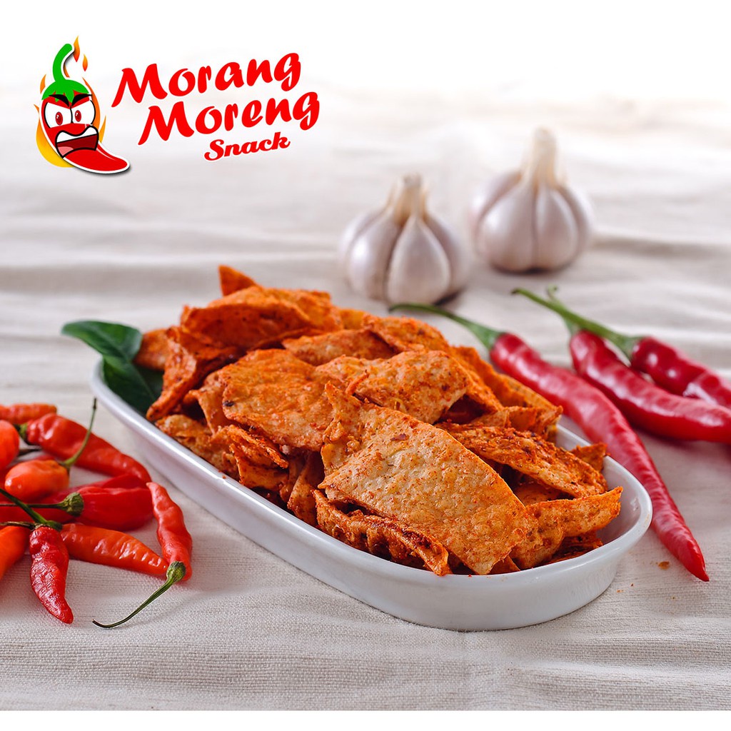 

Kripik Kulit Kebab 1Kg Pedas Morang Moreng / Keripik Kebab Aneka Rasa Non COD