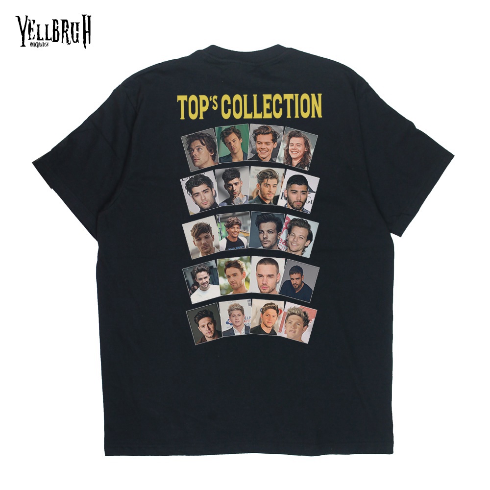 One Direction Top Collection T-shirt  Hitam Pria Wanita Tee | Yellbruh Merchandise Baju Kaos
