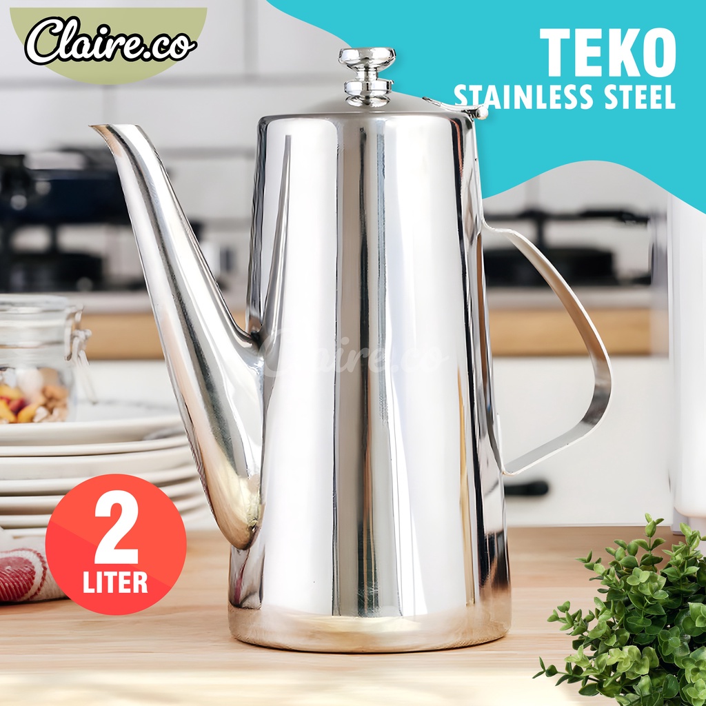 Set Teko Dan Gelas Plastik Cangkir Keramik Air Teapot 5 Pcs Jumbo 4 Liter Tahan Lama Pitcher Glass W