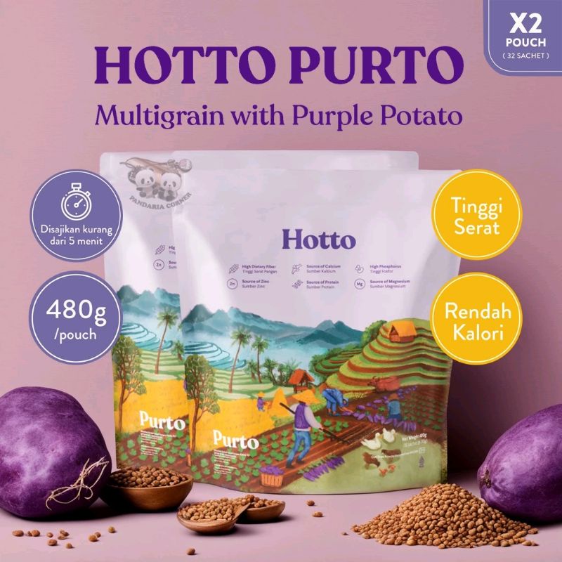 

PROMO TERBATAS !!! HOTTO PURTO MULTIGRAIN - 32 SACHET