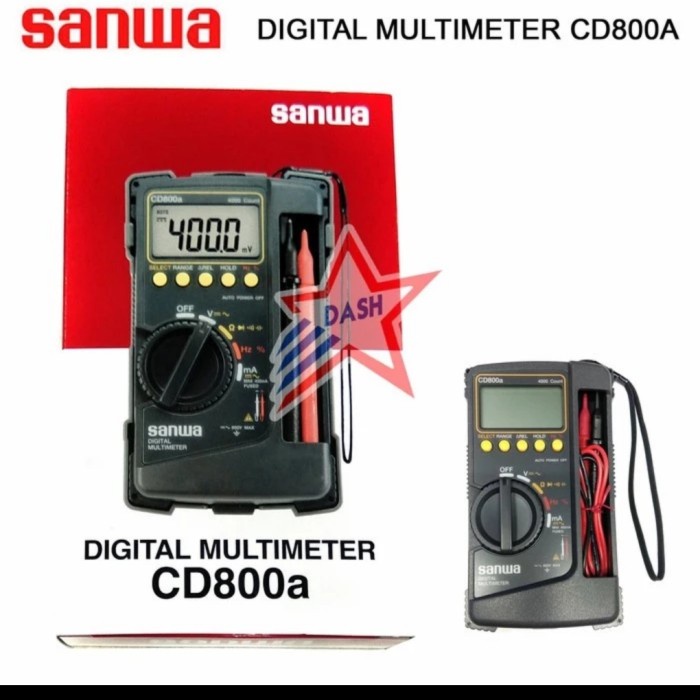 ✅Termurah Multi Tester Digital Sanwa Cd-800A Original Multi Tester Sanwa Terbatas