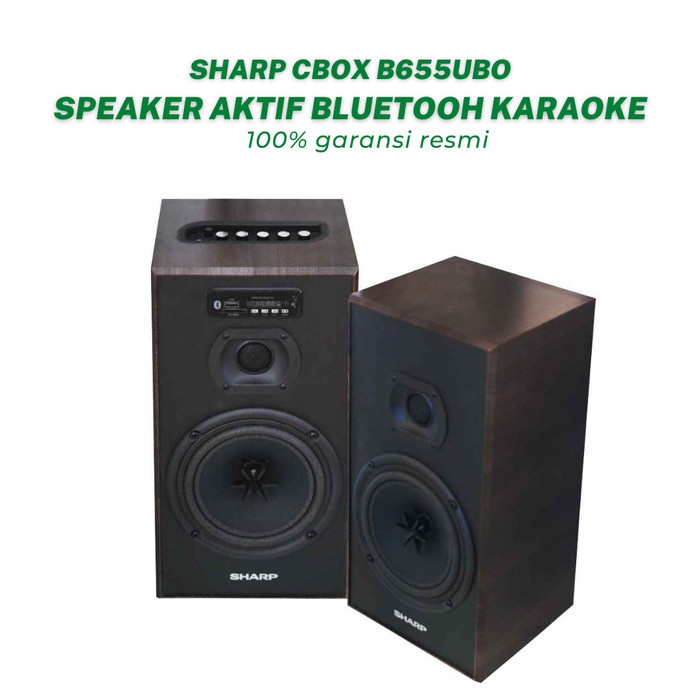 Ready speaker aktif sharp cbox-b655ubo speaker bluetooth
