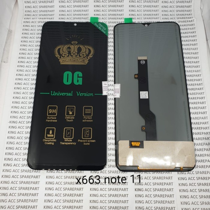 LCD TOUCHSCREEN INFINIX NOTE 11 NFC X663 X663B ORIGINAL