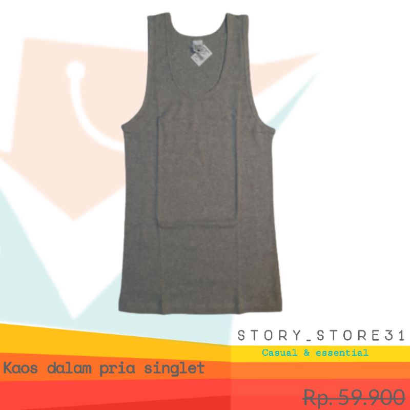 Kaos Dalam Pria Singlet Cole Essential