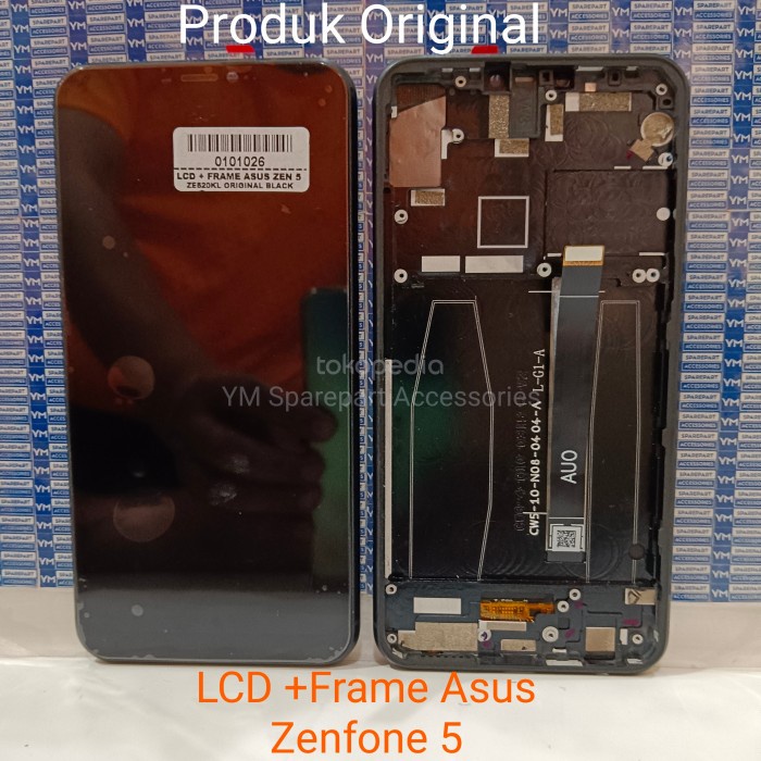LCD + FRAME ASUS ZENFONE 5 ZE620KL ORIGINAL BLACK