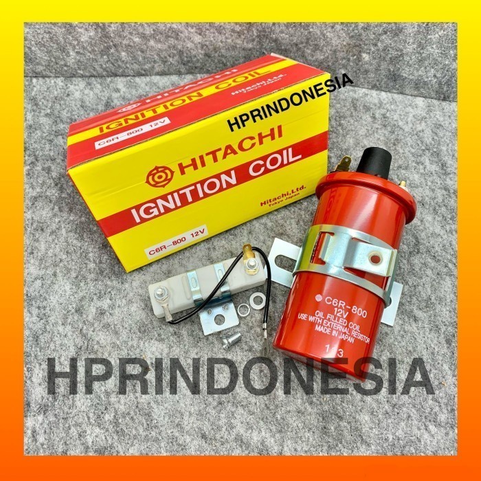Kode Ad105 Koil Ignition Coil Hitachi 12V C6R-800 Daihatsu Charade G10 G11
