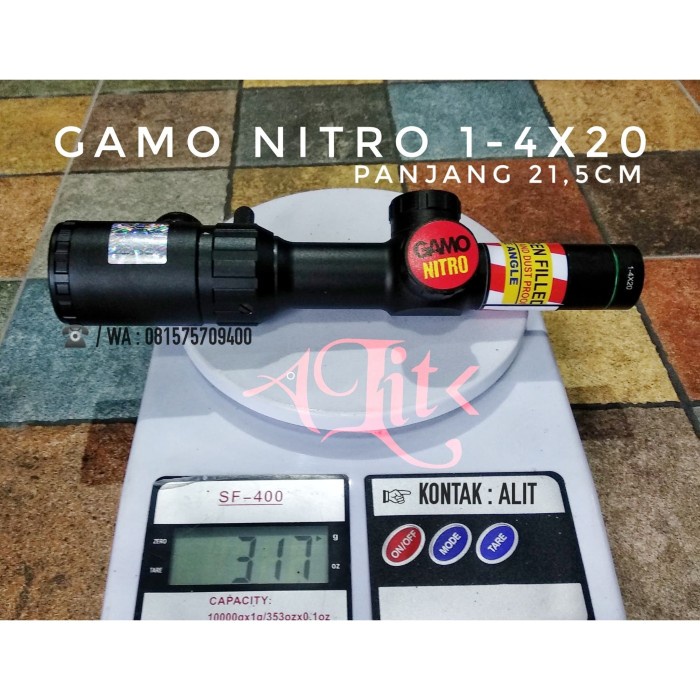 Promo Teleskop Gamo Nitro 1-4X20 Bdc Terbaru
