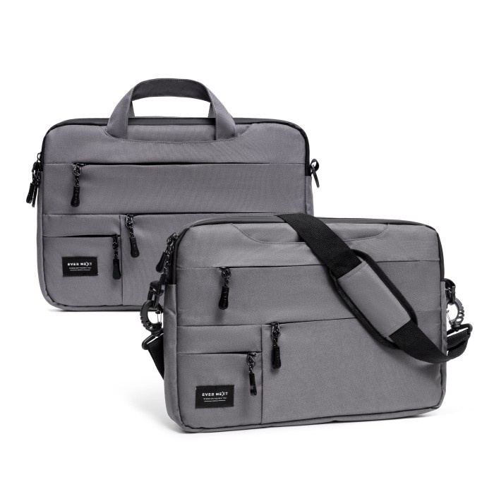 tas selempang pria Tas Selempang Laptop Waterproof Tas Laptop Aldier Shoulder Bag Pria - GREY(E5T5) 