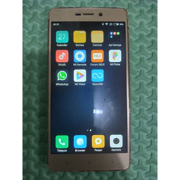 lcd redmi 3s normal copotan