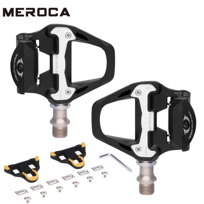 Pedal MEROCA Pedal Cleat Roadbike SPD System Pedal Cleat Sepeda Balap