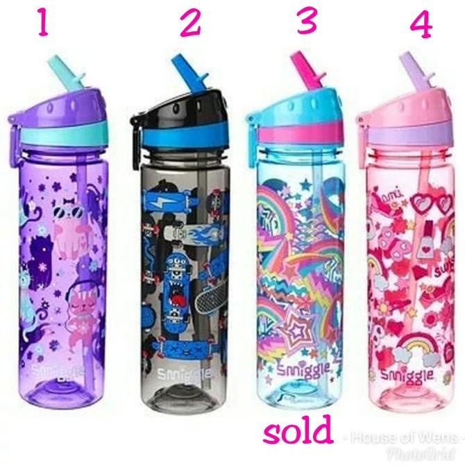 New Sale Smiggle Snap Straight Drink Bottle - Botol Minum Smiggle Original