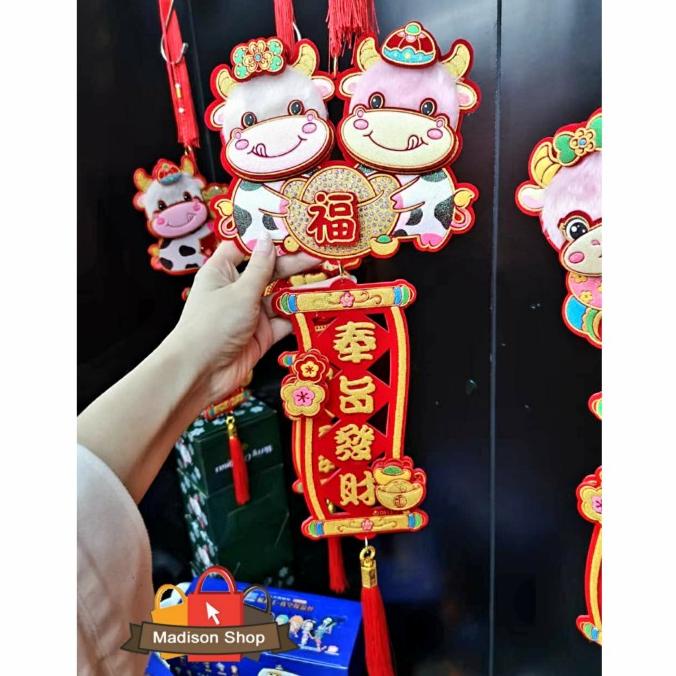 

Terbaru Gantungan Hoki Kerbau 2021 Gong Xi Fa Cai Dekorasi Hampers Imlek Murah Limited Edition