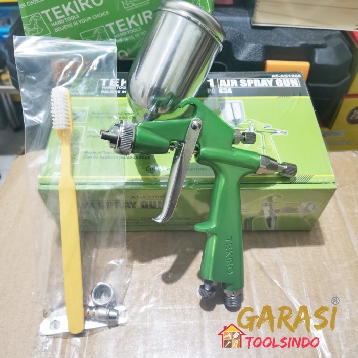 FREE ONGKIR SPRAYGUN TEKIRO K3A HVLP SPET SPRAY GUN ALAT CAT SEMPROT KOMPRESOR K 3 FREE ONGKIR