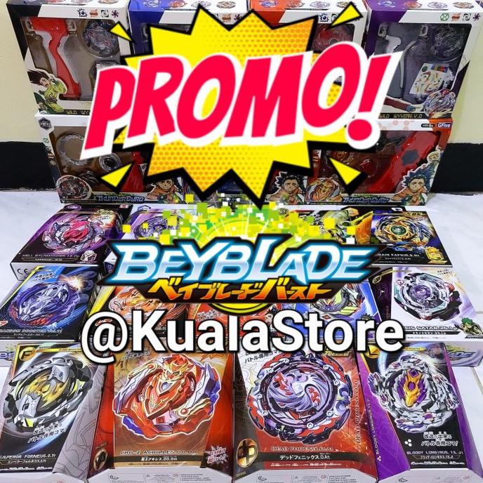 Bayblade Gasing Beyblade Burst Besi With Launcher - Go Shoot Gangsing