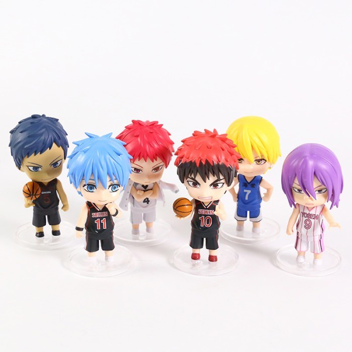 6Pcs/Set Figure Kuroko No Basuke Basketball Anime Action Figures