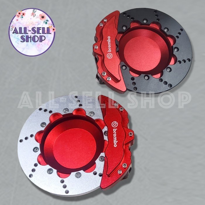 Asbak Model Big Brake Kit Ala Brembo Merah