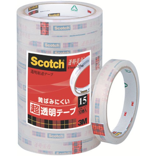 

3M transparent adhesive tape "transparent beautiful color" 15mmX35m