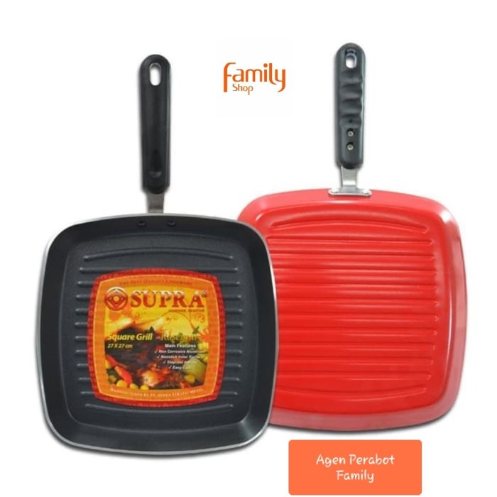 TERMURAH Panci Square Grill Pan Supra / Pemanggang / Alat Panggang / Griller /GRILL PEN/BAKARAN