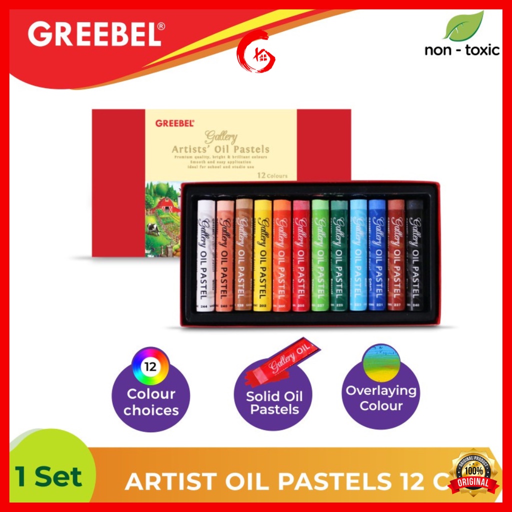 

Greebel Artist'S Oil Pastel / Krayon Set 12