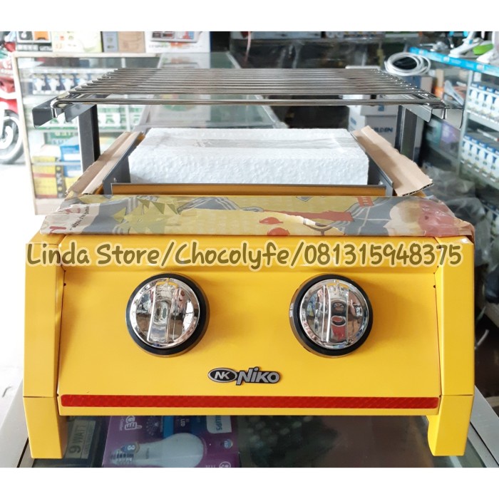 BAYAR DITEMPAT BAKARAN SOSIS 2 TUNGKU ALAT PANGGANG AYAM DAGING SOSIS BBQ /GRILL PEN/BAKARAN