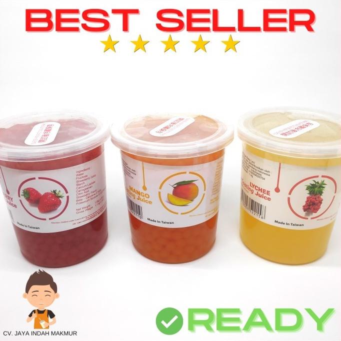 

yang dicari@@@@] Popping Bobba Poping Boba Coating Juice Mango Leci Strawberry BPOM 1Kg