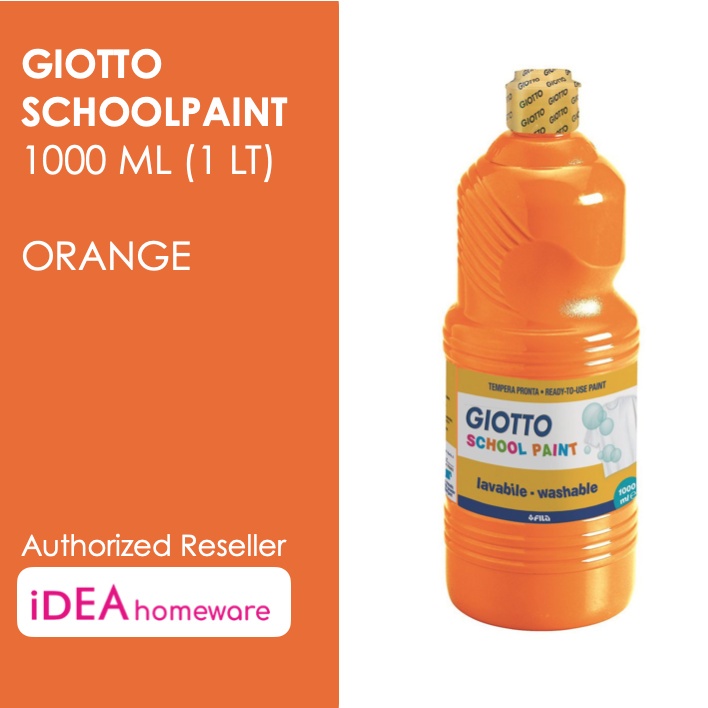 

Giotto School Paint Orange Jingga 1000 Ml Cat Air Poster Lukis Washable 1 L
