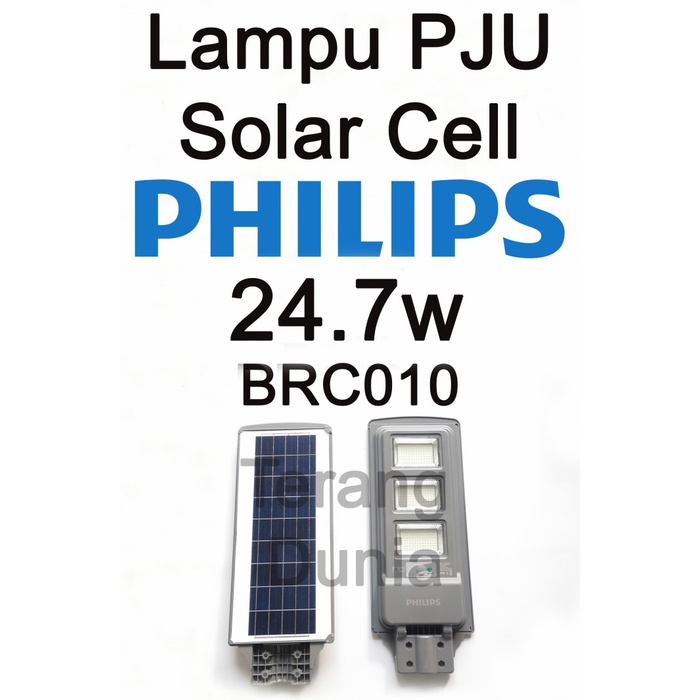 Promo Philips Brc010 Lampu Pju Tenaga Matahari 24.7W Lampu Philips Solar Terbaru