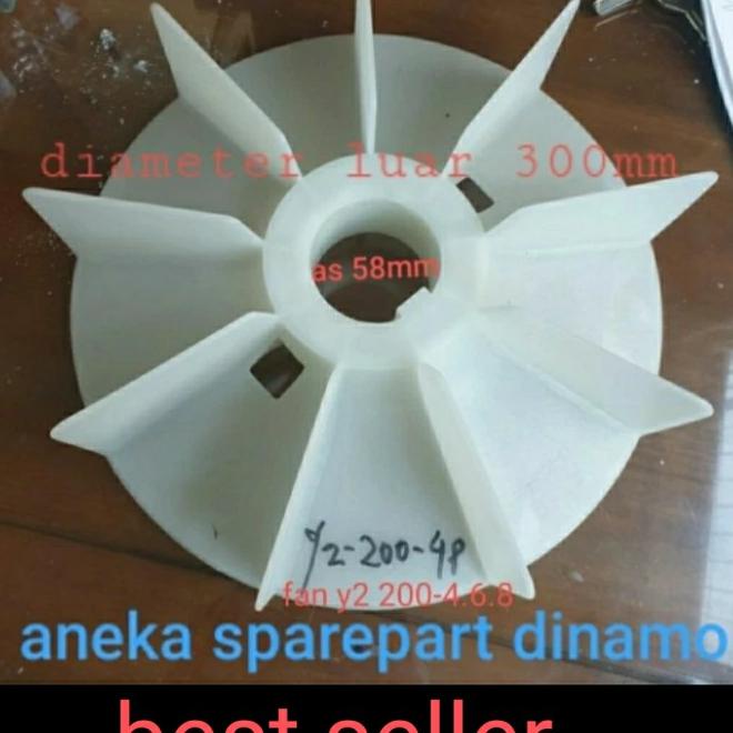 Y2 200-4.6.8 Untuk Fan Motor /Dinamo 40 Hp As 58Mm Od 300Mm 9 Blade