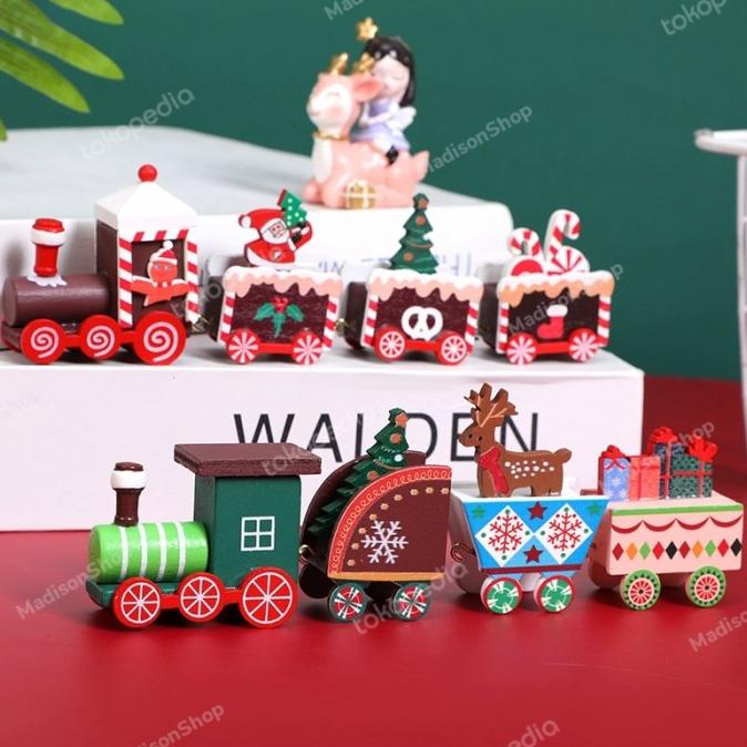 

New Kereta Kayu Candy Natal Christman Train Model Permen Kqdo Natal Murah Limited Edition