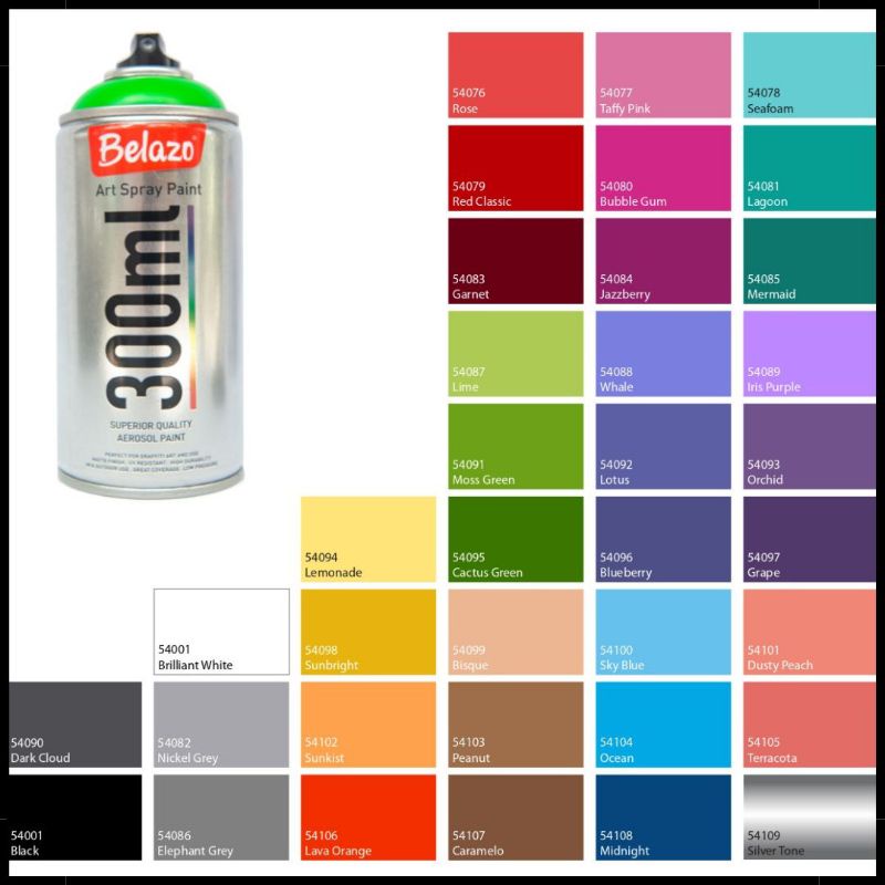

Belazo 300ml Art Spray Paint