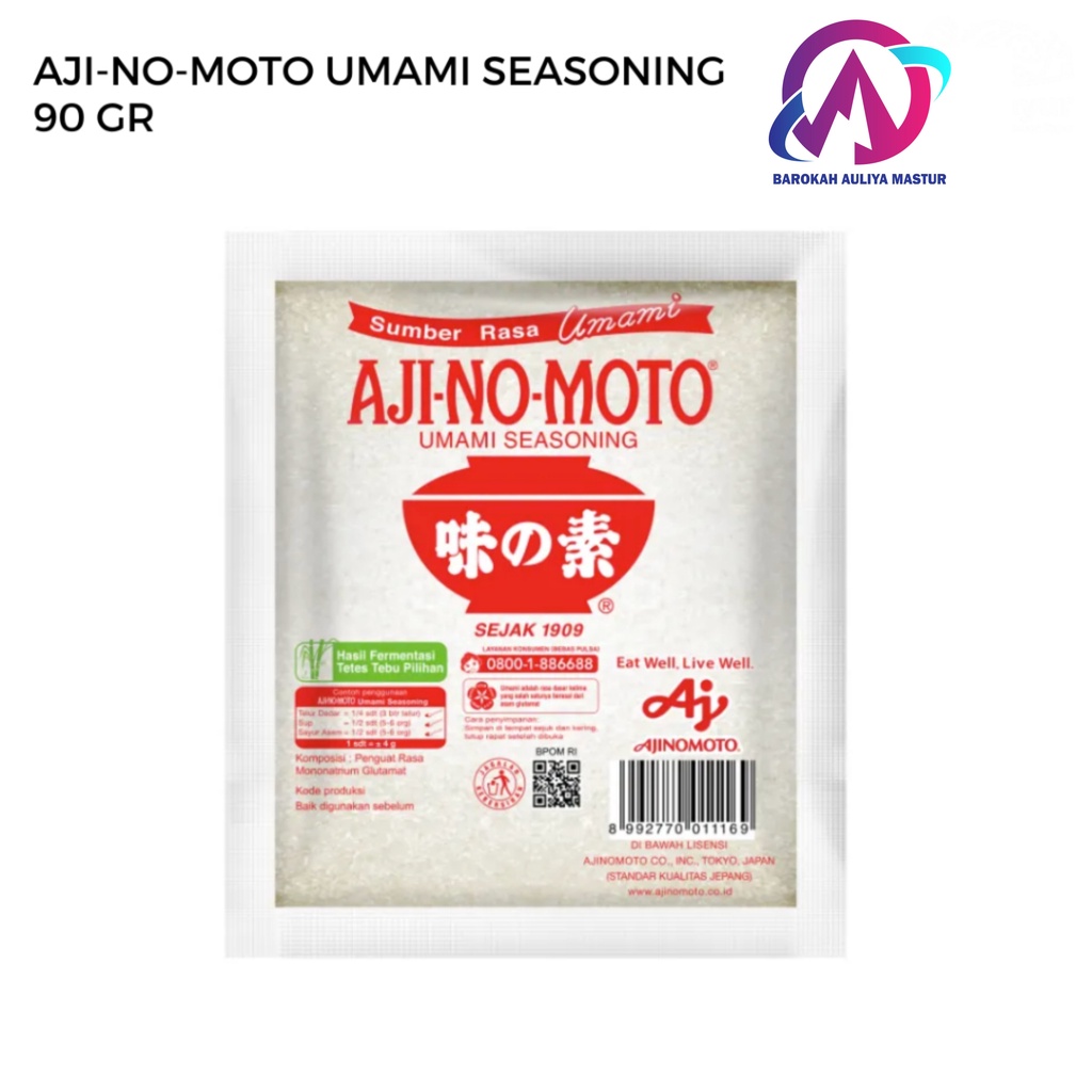 

Ajinomoto Umami Seasoning 90 gr BAM Pasar Online Murah Padang